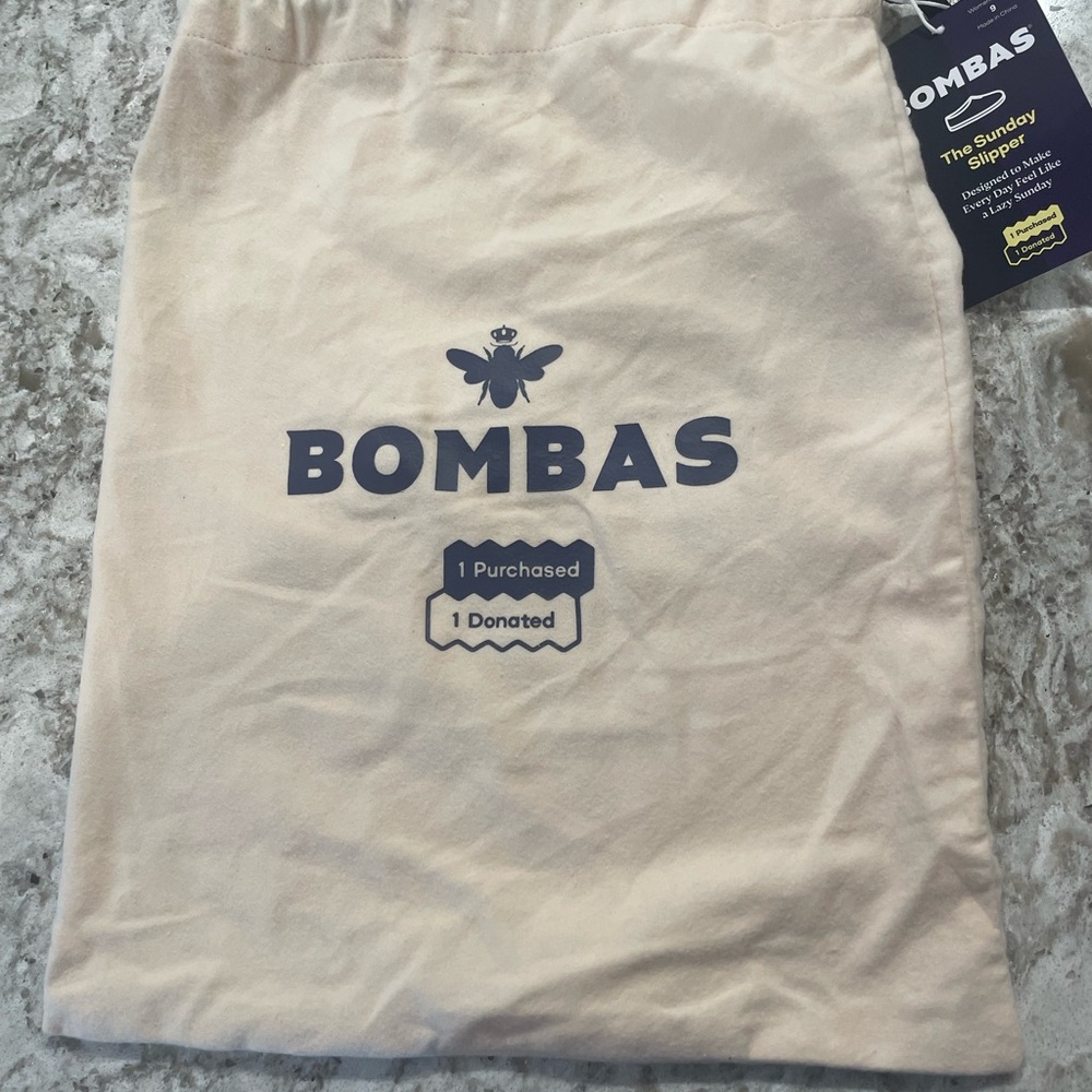 Bombas Beige Drawstring Bag